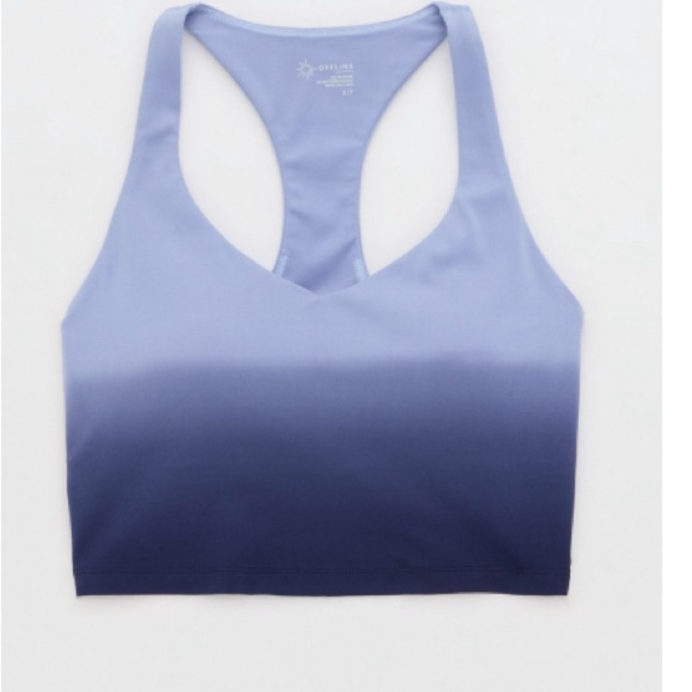 Offline by Aerie Real Me Low Key Racerback Bra Top